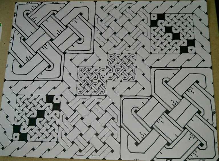 Knot-like grid artwork retained from the original history.