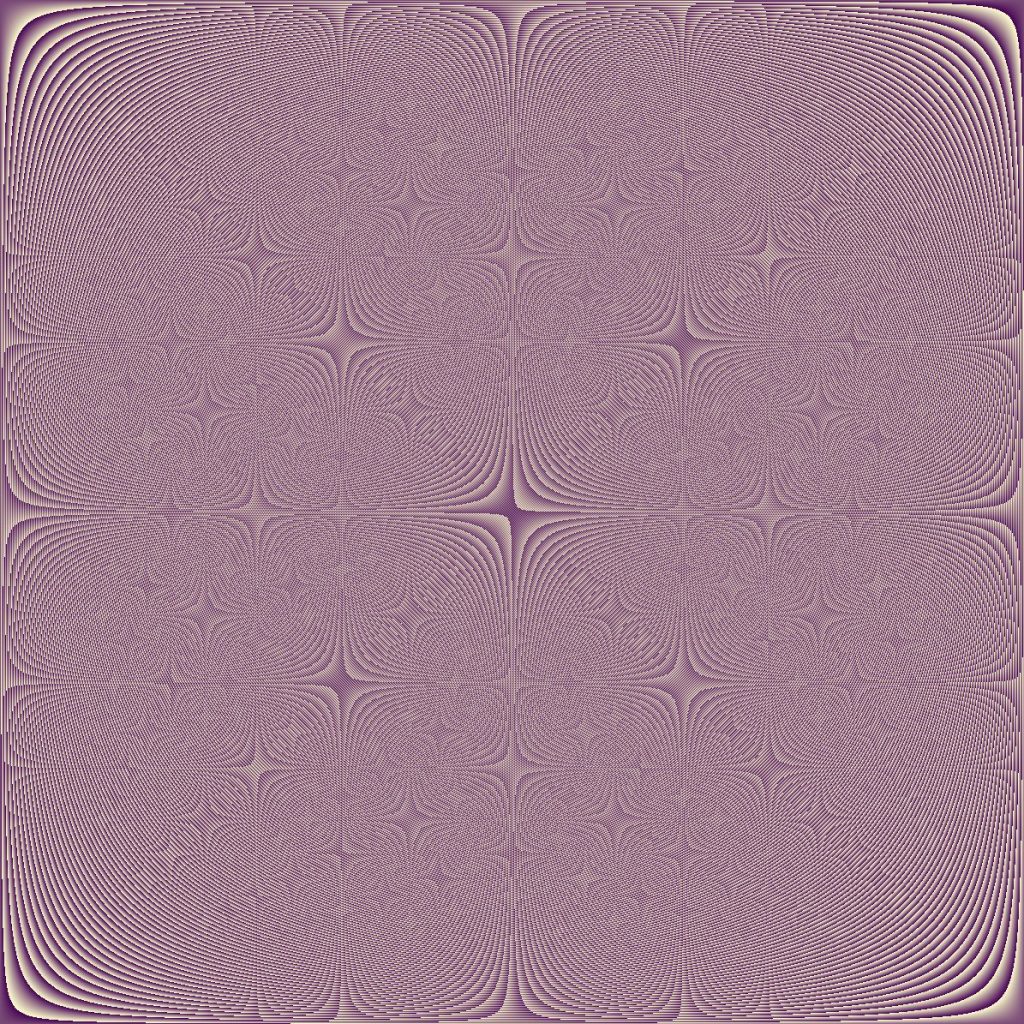 Historical TLF view labeled N = 1195, k = 339; visual detail does not establish holographic computation.